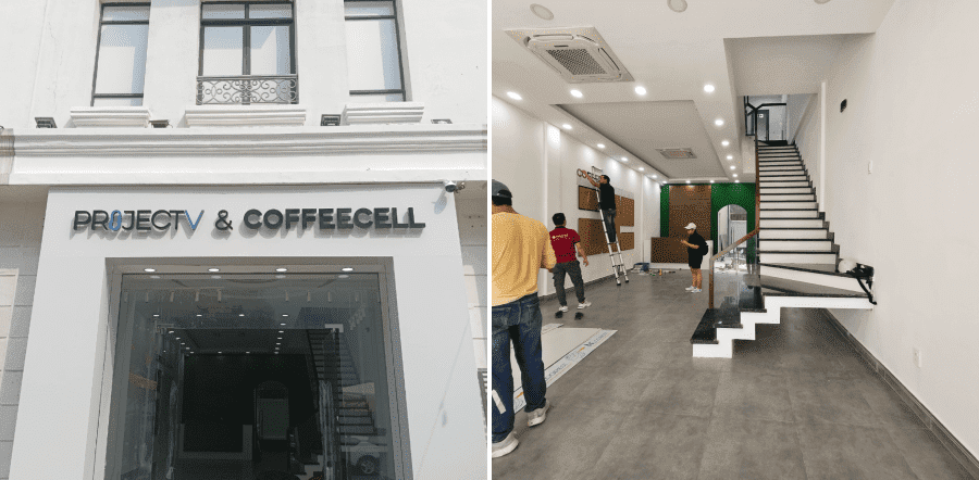 Construction of Project V and COFFEECELL offices in Bien Hoa