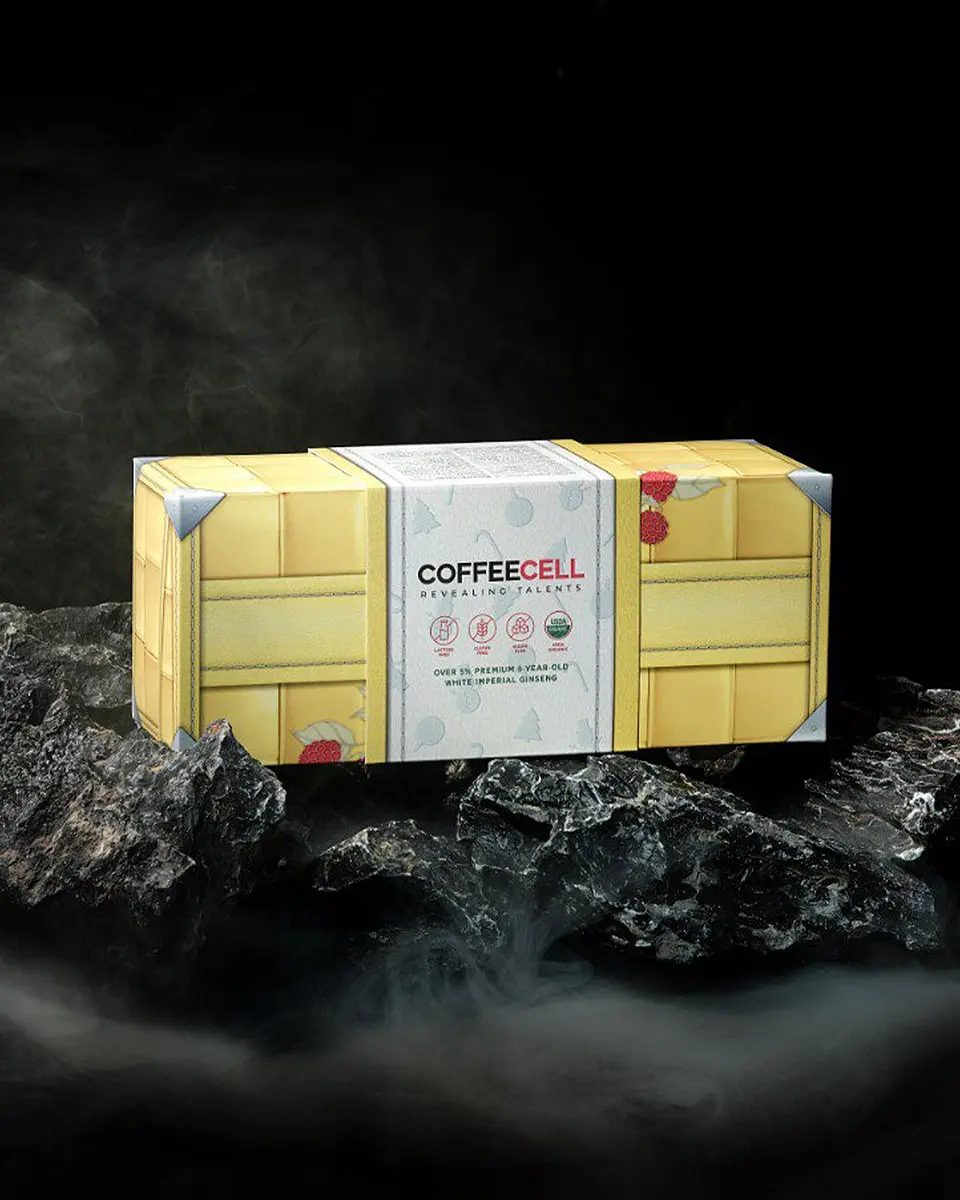 COFFEECELL white chocolate with raspberries in a box