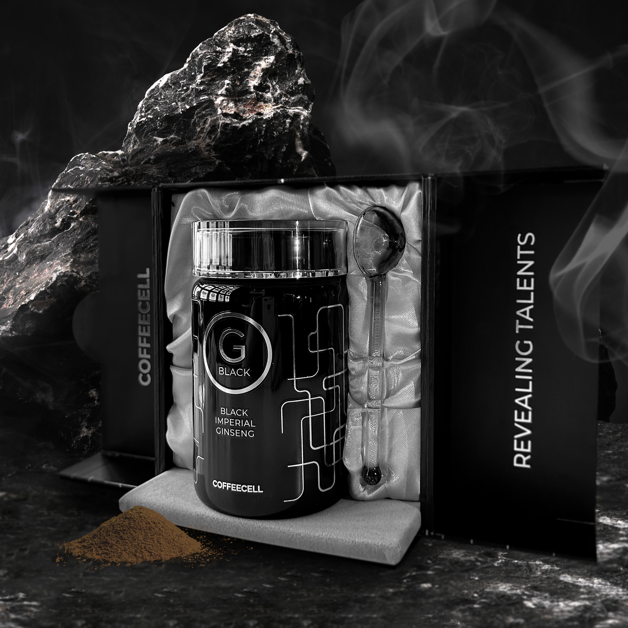COFFEECELL G PREMIUM box and shaker