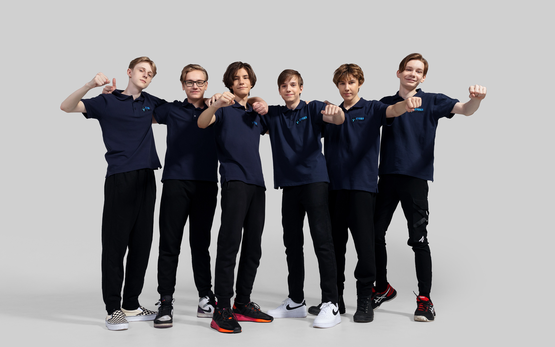 Cyber Legacy team is standing