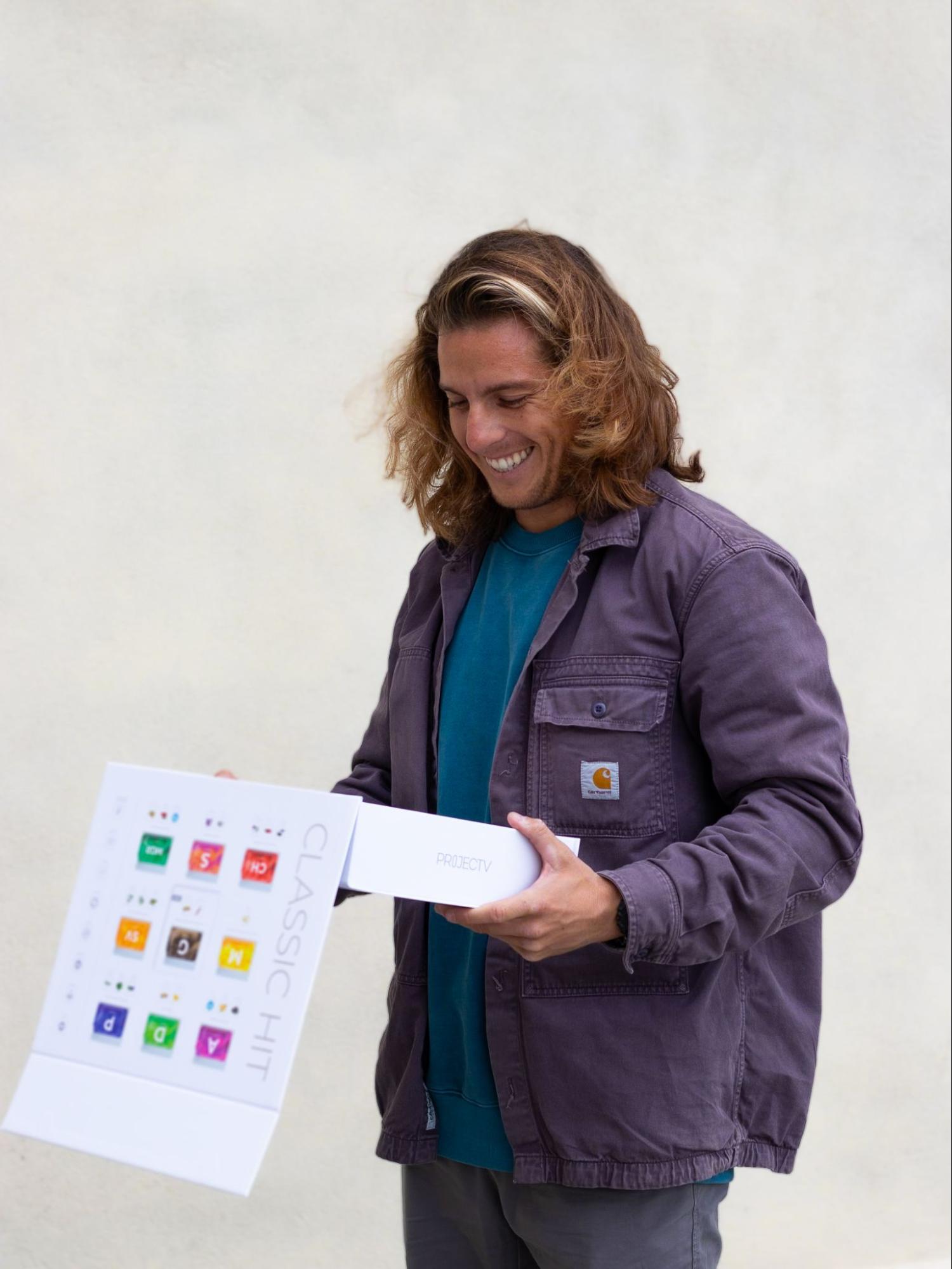 Federico with Project V products