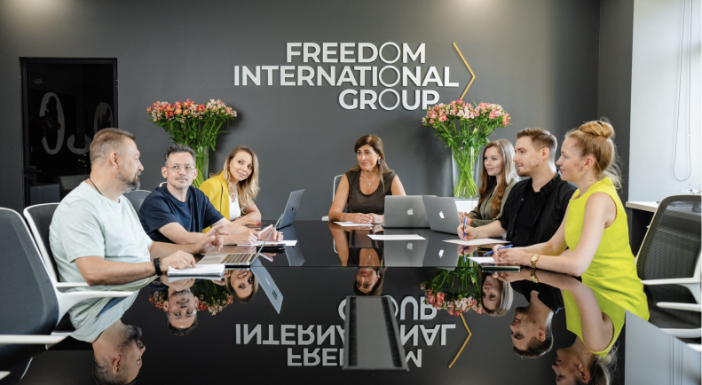 Freedom International Group team meeting