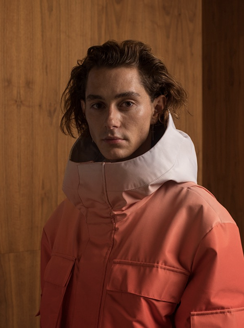 Man in a gradient NRK87 jacket