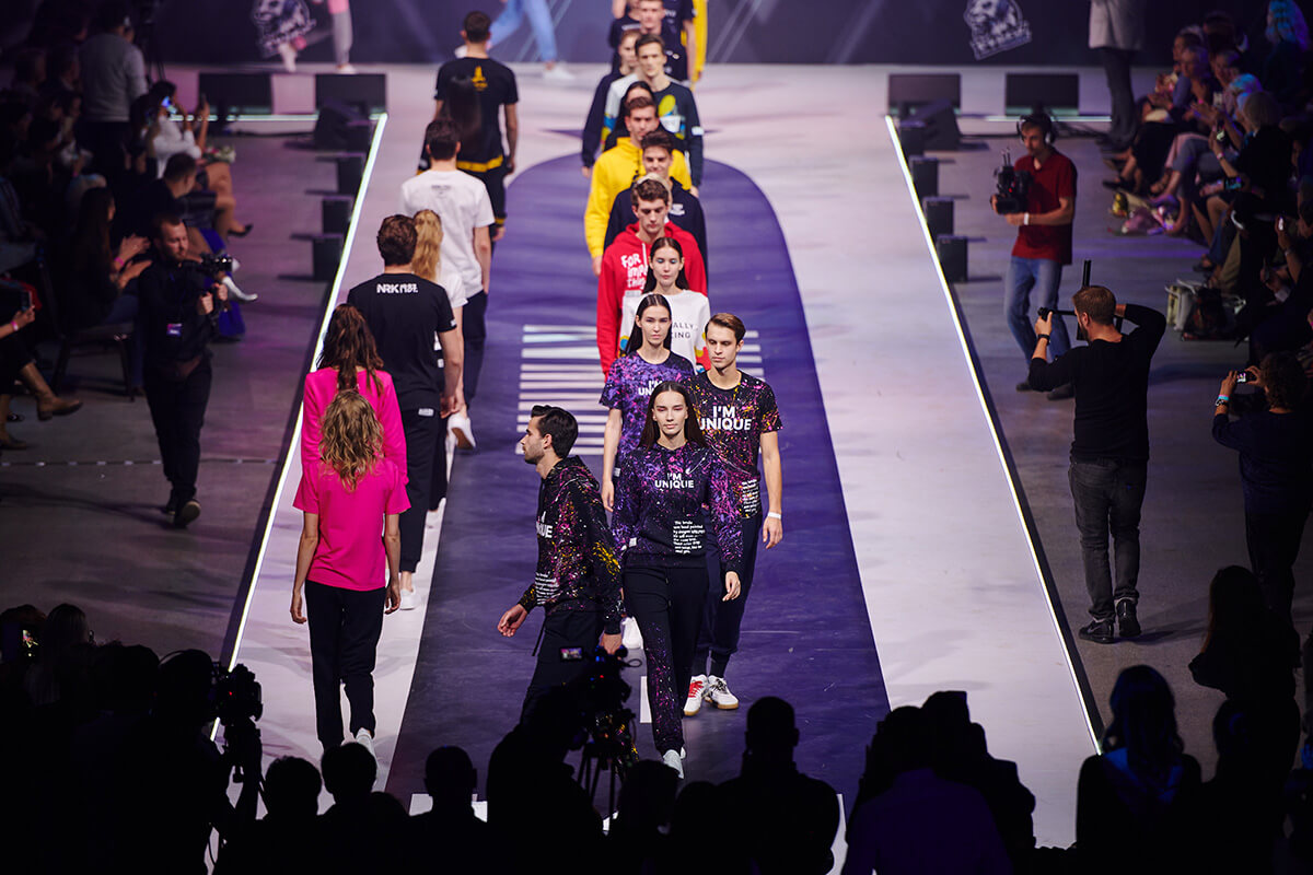 NRK87 at the fashion show