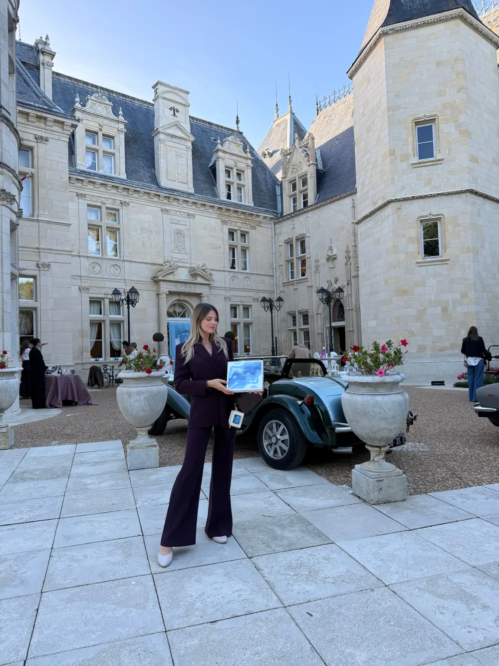 qTest presentation at a château in Bordeaux