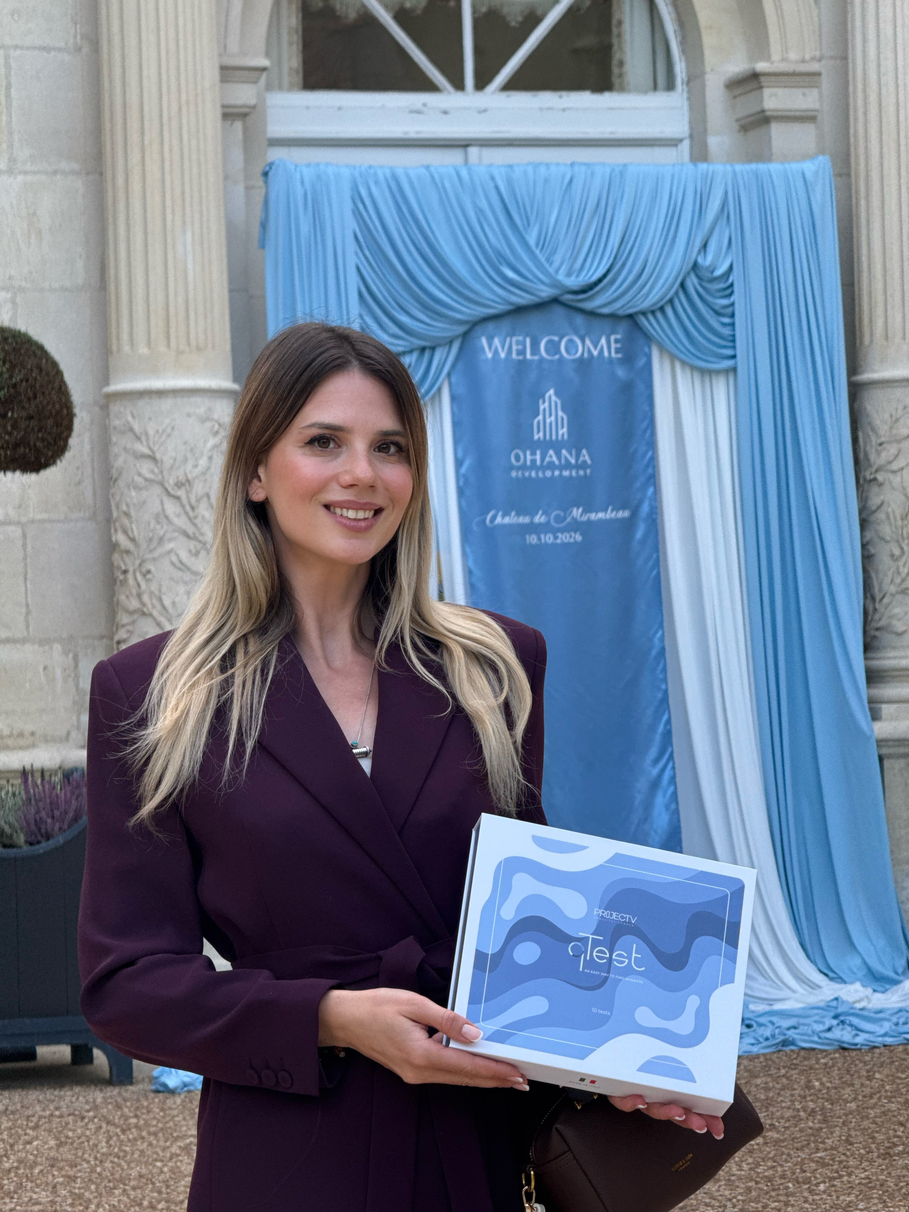 qTest presentation at a château in Bordeaux